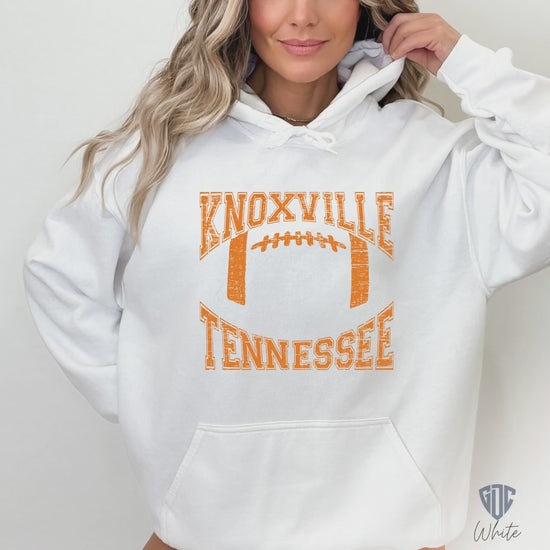 Knoxville Tennessee Football Super Soft Hooded Sweatshirt for GameDay, Tennessee Fan Hoodie, Gift for Tennessee College Student at UT Knox