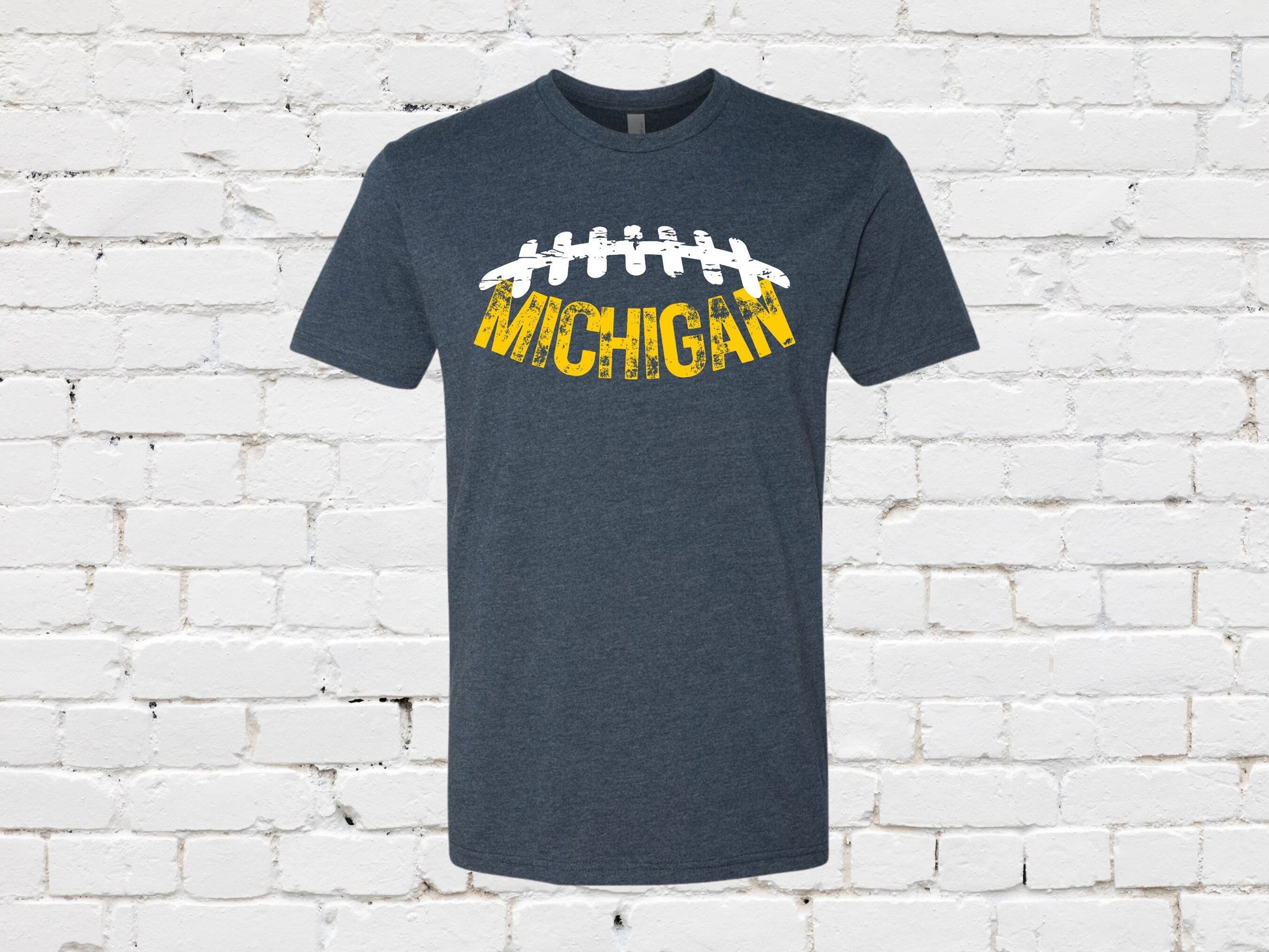 Michigan Football Laces Tshirt