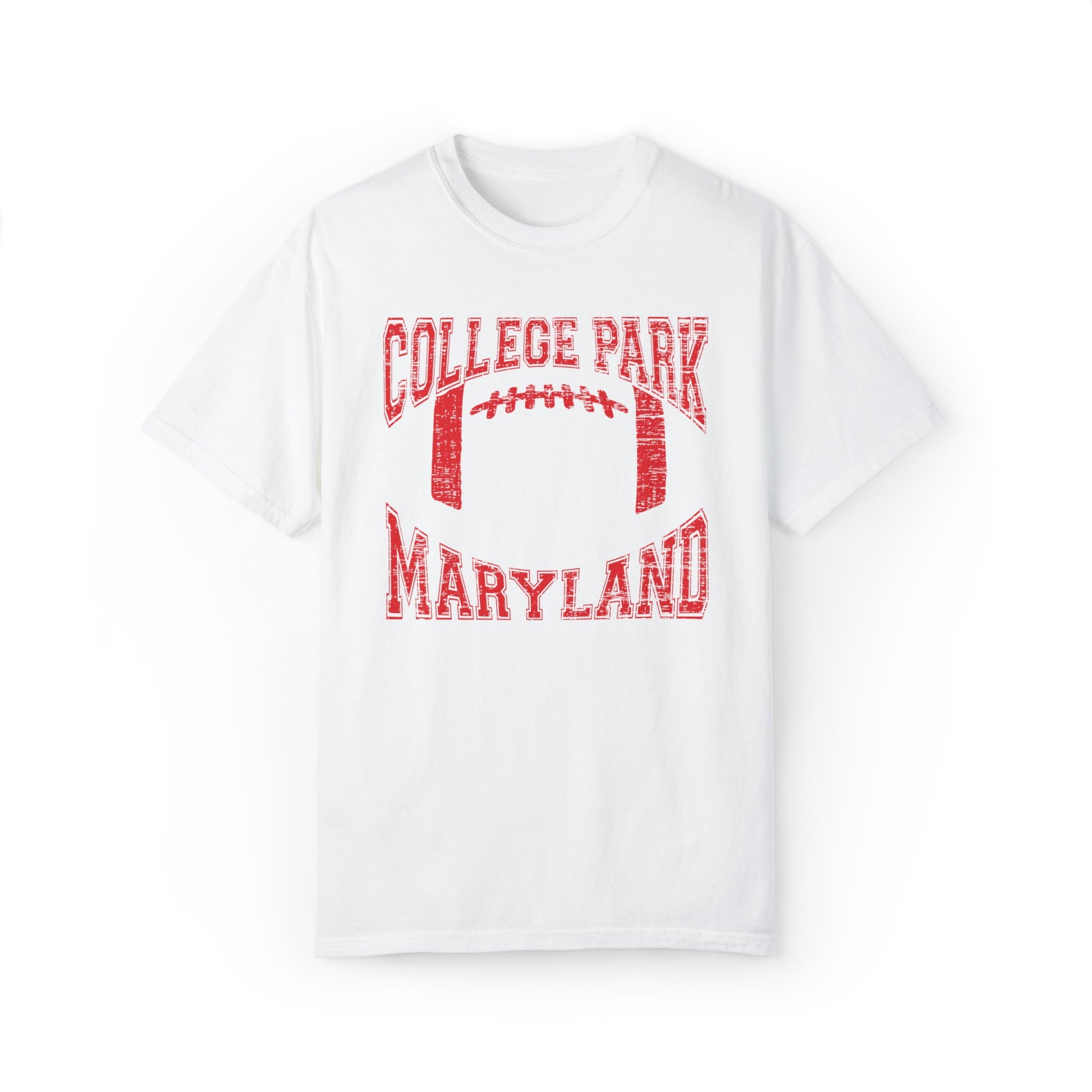 Football TShirt for Women, College Park Maryland Tee, Gift for Student