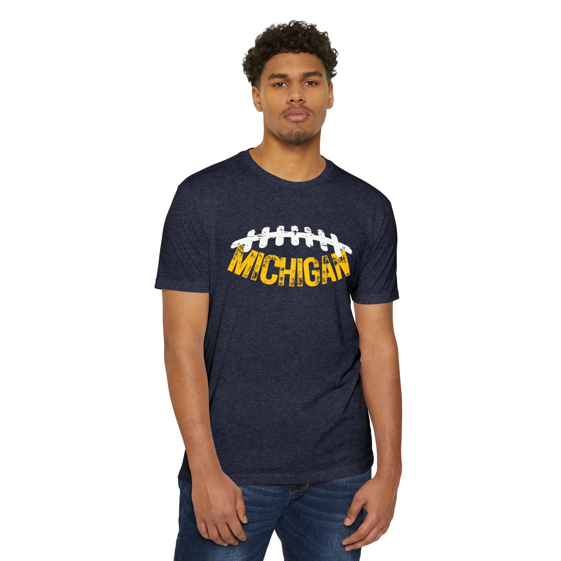 Michigan Football Laces Tshirt