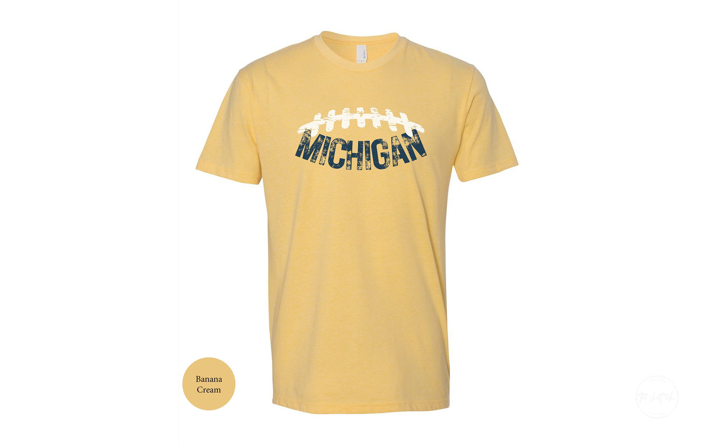 Michigan Football Laces Tshirt