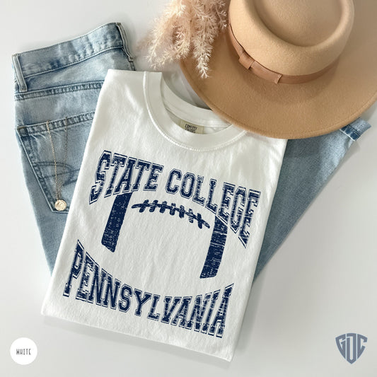 State College Pennsylvania Football Shirt, T-Shirt for GameDay, Apparel Gift