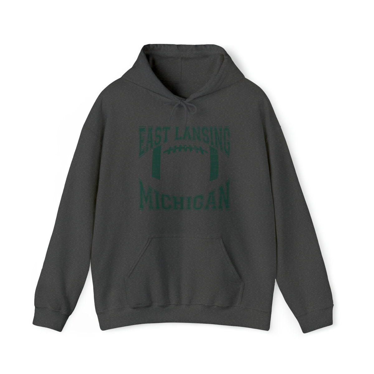 East Lansing Football Unisex Heavy Blend™ Hooded Sweatshirt